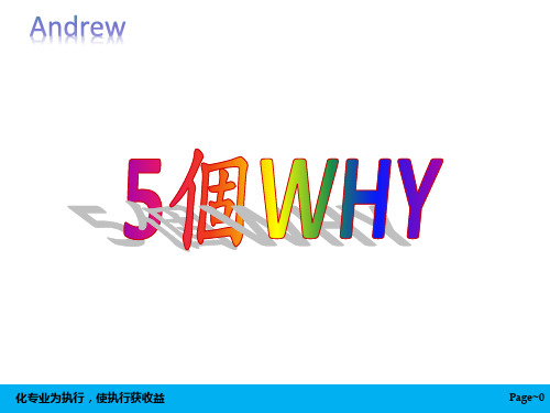 5Why(五个为什么)