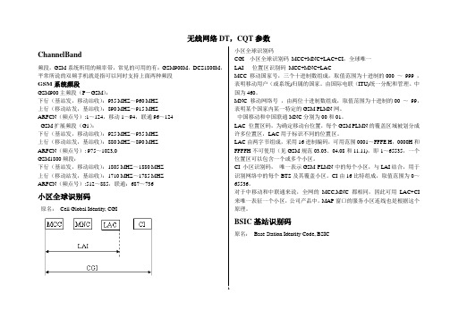 GSM路测参数大全