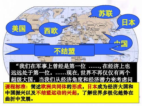 第25课世界多极化趋势