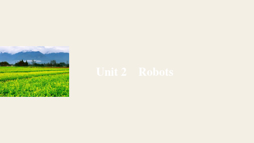 2018年高中英语选修七课件：unit 2 robots Period One 精品