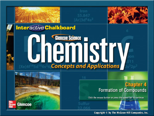 Chemistry Concepts and Applications