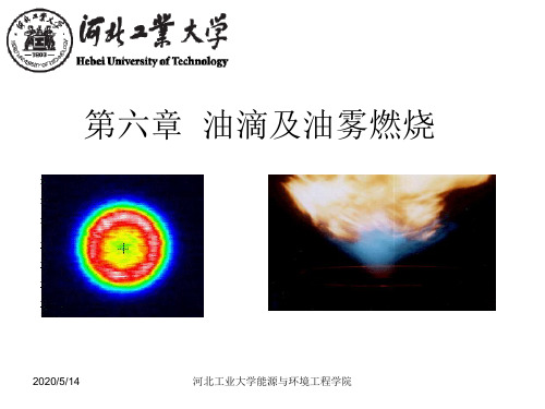 第六章雾化技术之油滴及油雾燃烧