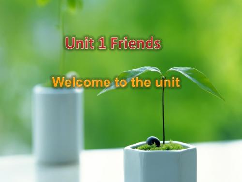 8A Unit1 welcome to the unit