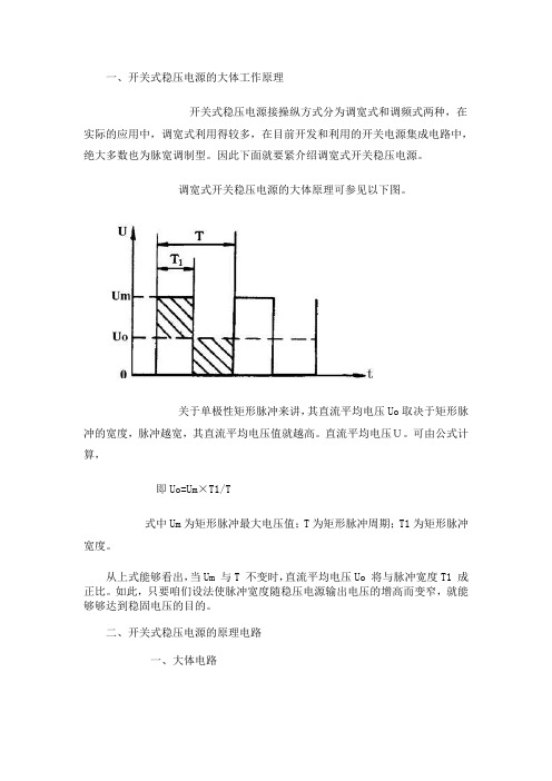 常见几种开关电源工作原理及电路图