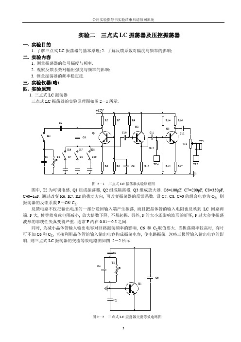 高频电子线路实验2