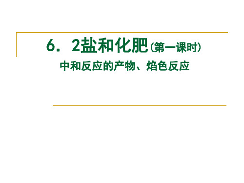 6.21盐的组成和分类