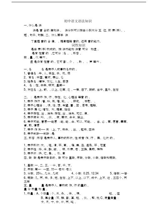 (完整版)初中语文语法知识词性[1].docx