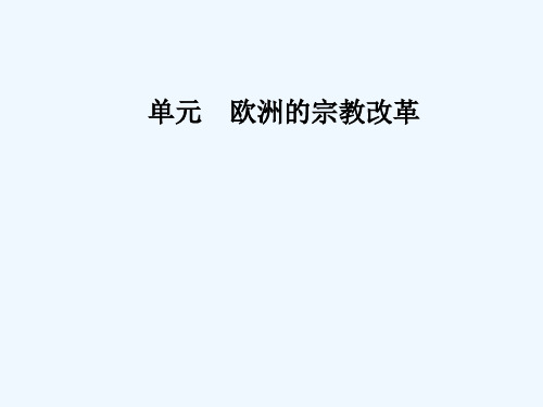 2018-2019学年高中历史 第五单元 欧洲的宗教改革 第3课 宗教改革运动的扩展讲义 新人教版选修1