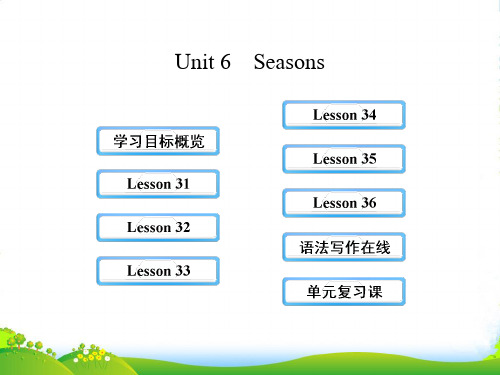 冀教版七年级英语下册Unit 6课件