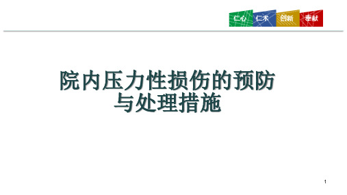 临床医学院内压力性损伤预防措施及处理措施健康教育课件