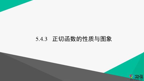 课件3：5.4.3  正切函数的性质与图象