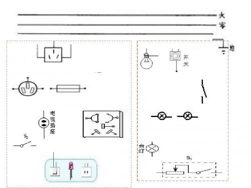 家庭电路图题及故障题