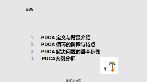 PDCA基本讲解课件