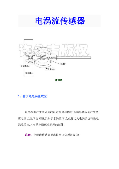 电涡流传感器基本原理以及转速测量的完整实例演示含原理图