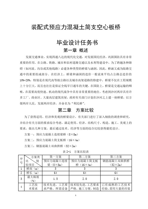 预应力混凝土简支空心板桥