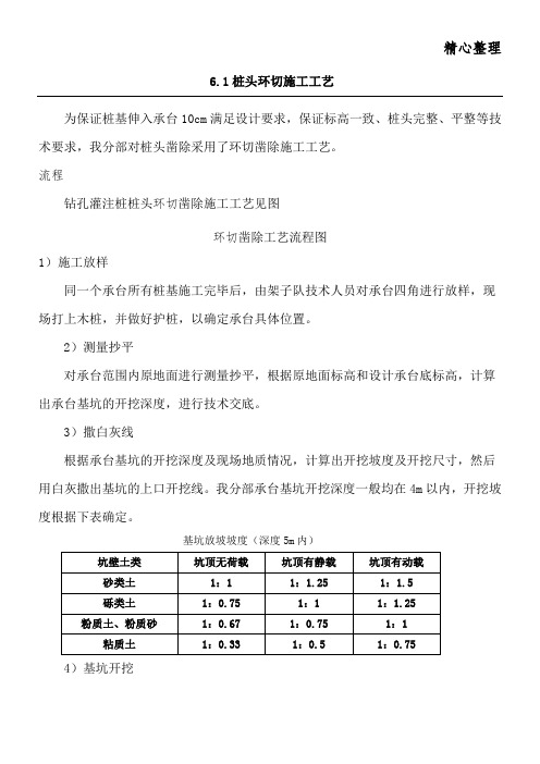 桩头环切工艺及标准