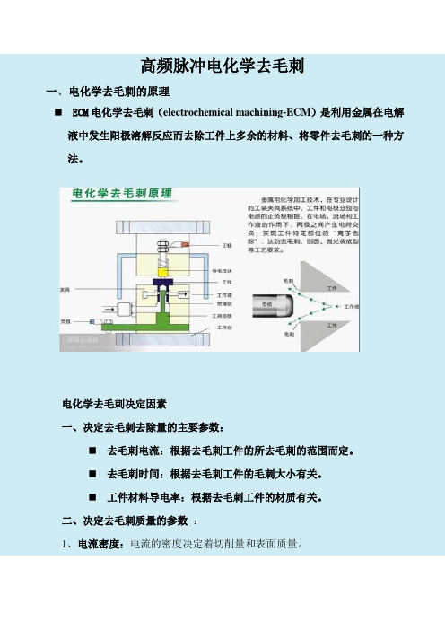 高频脉冲电化学去毛刺