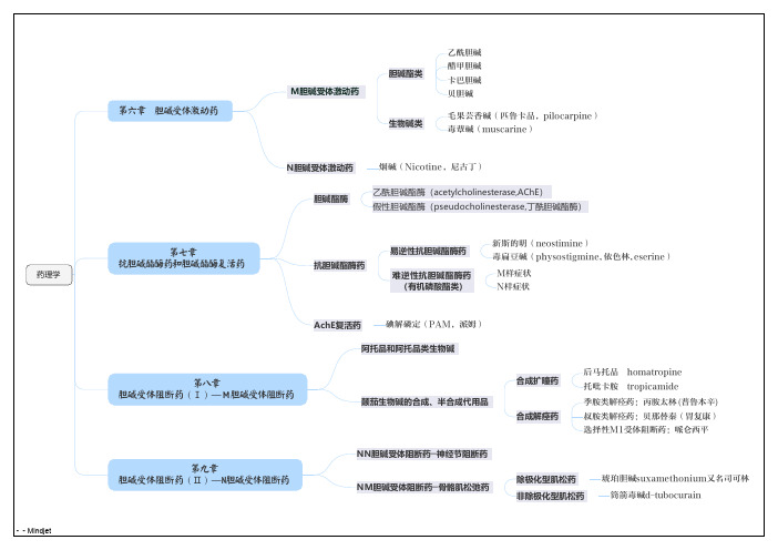 药理学思维导图