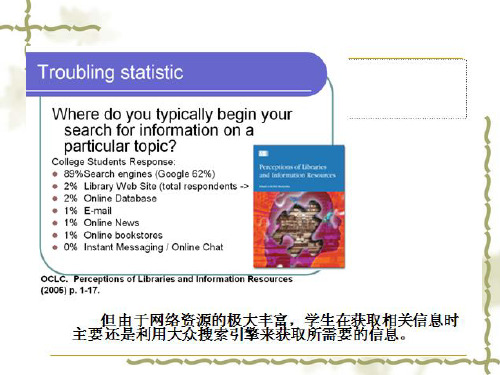 Internet免费学术资源的检索与利用