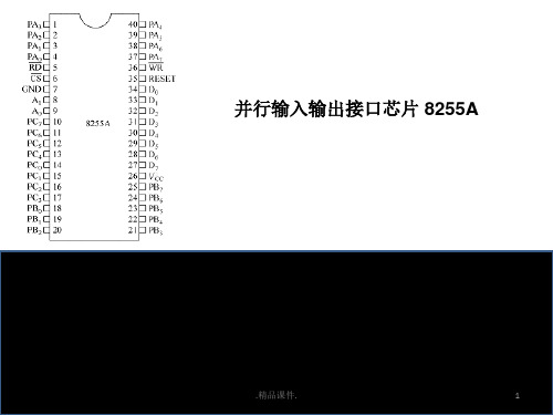 8255课件,附数码管和矩阵键盘实例定稿.ppt