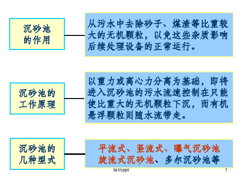 《污水的物理处理》PPT课件