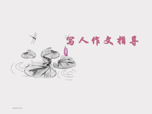 写人初中作文指导ppt