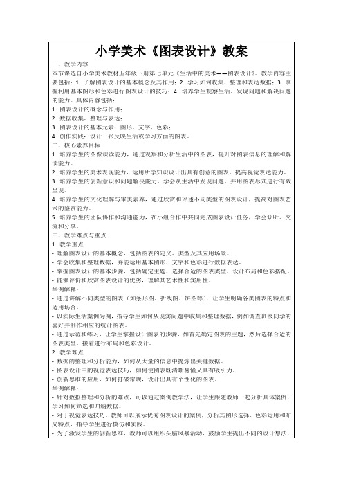 小学美术《图表设计》教案