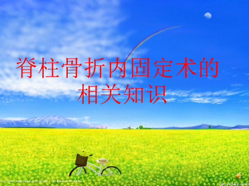 胸腰椎骨折内固定术的护理配合-文档资料