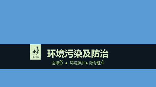 【步步高】2016届高考地理大一轮复习 环境保护 微专题四 环境污染及防治课件 湘教版选修6