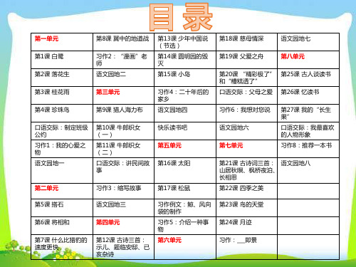 2020秋部编版五年级语文上册全册课件