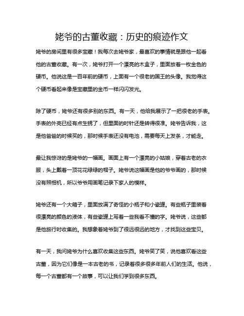 姥爷的古董收藏：历史的痕迹作文