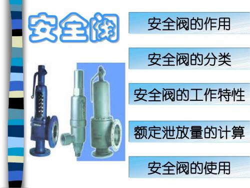 第五章-超压泄放装置-安全阀(2)