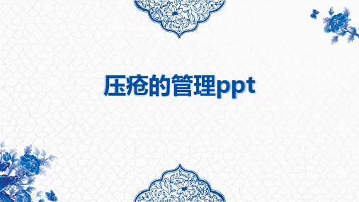 压疮的管理ppt