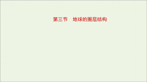 2021_2022学年新教材高中地理第一单元从宇宙看地球第三节地球的圈层结构课件鲁教版必修1