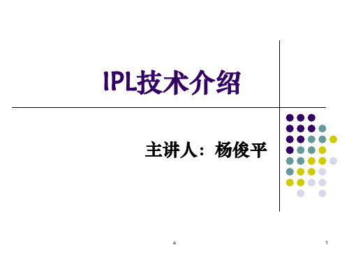 IPL技术介绍