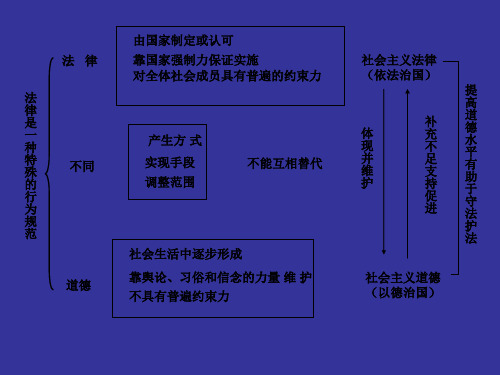 初二政治上学期法律是一种特殊的行为规范 旧人教版(PPT)2-2