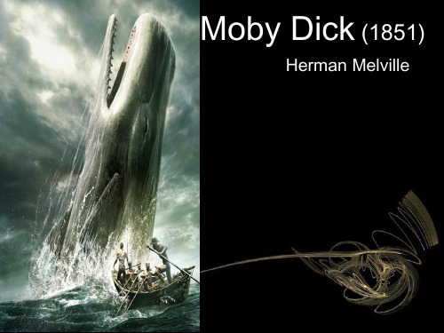 白鲸 moby dick Herman Melville. 美国文学 英美文学 美国文学作品分析