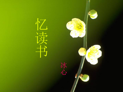 【语文版】语文初一七年级上册:第1课《忆读书》ppt课件(5)