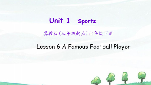 冀教版英语六年级下册《Lesson 6》教学课件