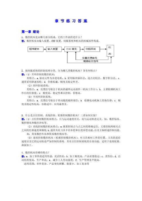 课后习题答案(数控技术)