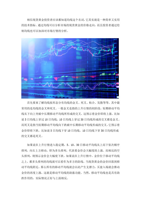 现货黄金均线用法?要学看这里