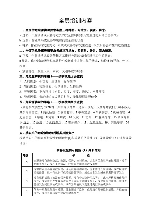 双重预防体系双体系两个体系全员培训内容