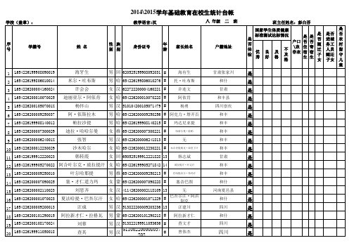 八(2)班