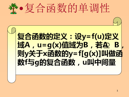 复合函数及抽象函数的单调性