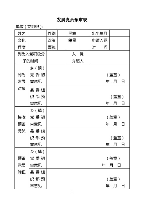 【发展战略】关于发展党员中试行预审制、测评制、全程公示制和票决制的试点方案