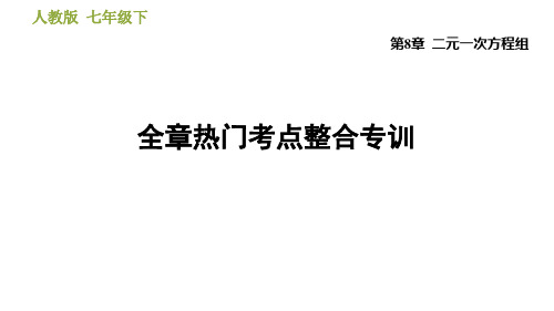 《二元一次方程组》精选课件下载4