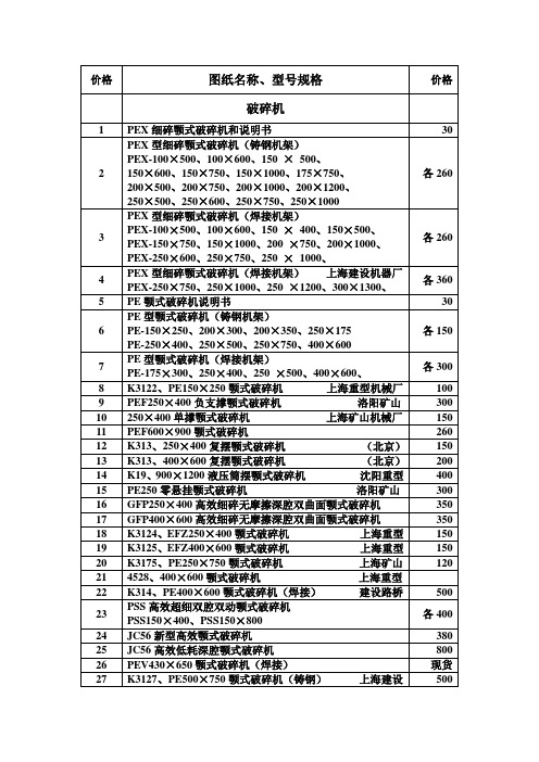 破碎机图纸