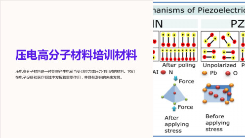 压电高分子材料培训材料