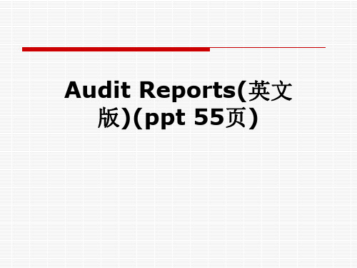 Audit-Reports(英文版)(ppt-55页)