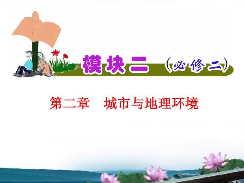 江苏省2012届高三地理复习 模块2 第2章 第3课 城市空间结构课件 鲁教版